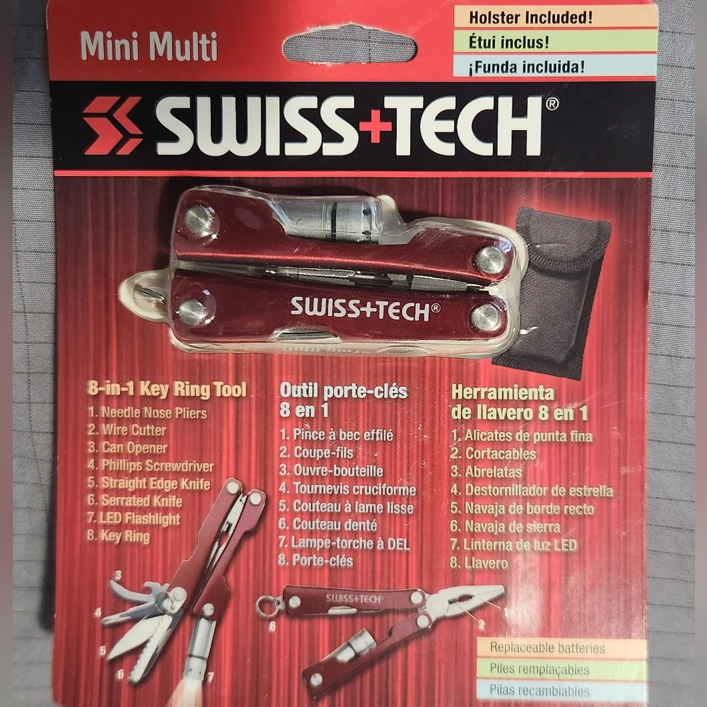Swiss+Tech Mini Multi-Tool Keychain - Picture 2 of 7
